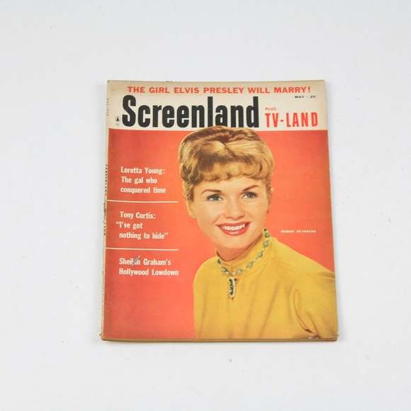 Vintage Screenland Magazine May 1959 Memorabilia Debbie Reynolds - Picture 1 of 3